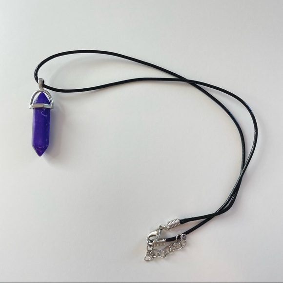 Purple Pendant Necklace - Picture 3 of 4